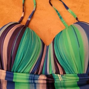 Used 1 Piece Fit 4u  Ruched Swim Suit